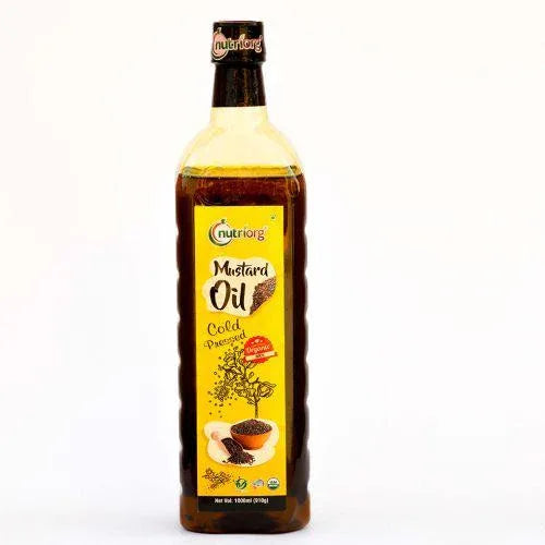 Nutriorgo Certified Organic Mustard Oil - 1000ml - Orgoshops