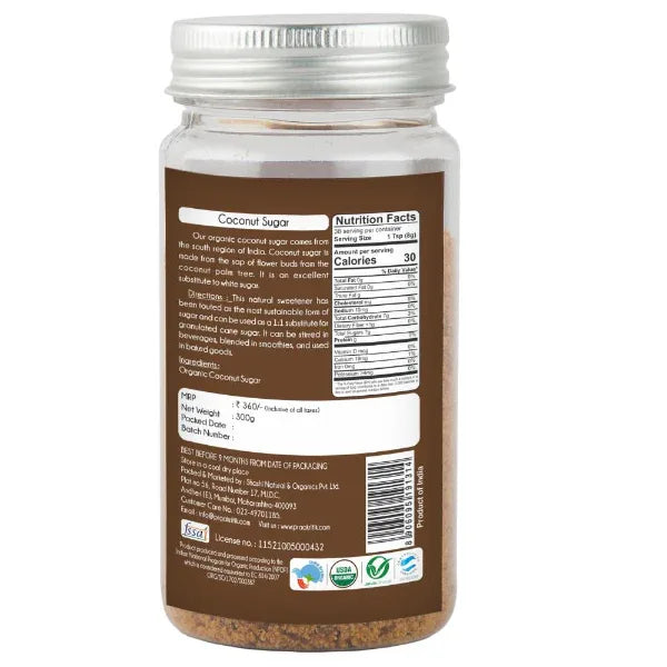 Praakritik Organic Coconut Sugar - 100g - Orgoshops