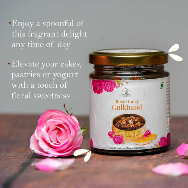 Natural rose honey blend