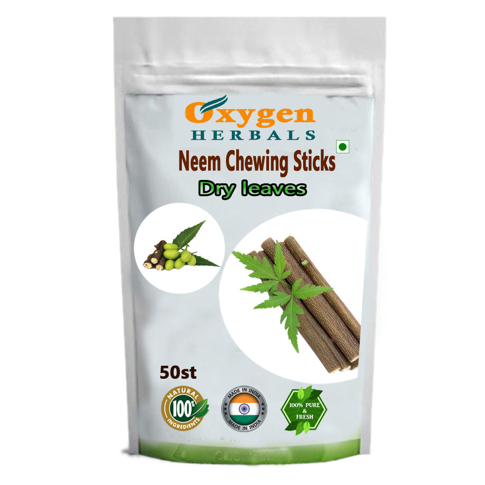 Oxygen Herbals Neem Chewing Sticks - 50 sticks