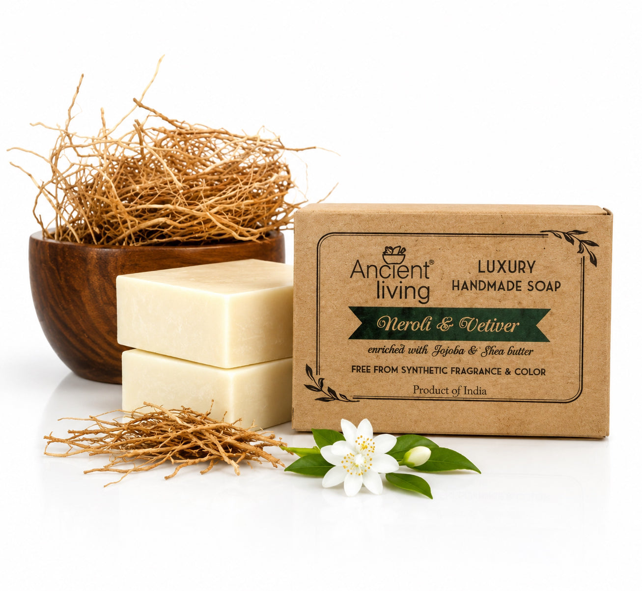 Neroli & Vetiver Luxury Handmade Soap -50g (Set Of 2)