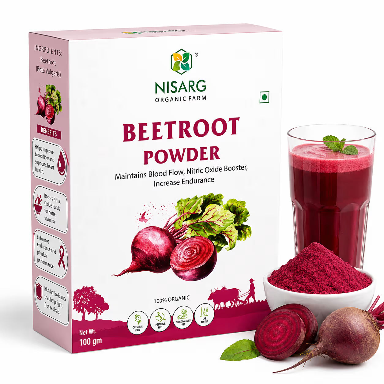Nisarg Organic Farm Beetroot Powder