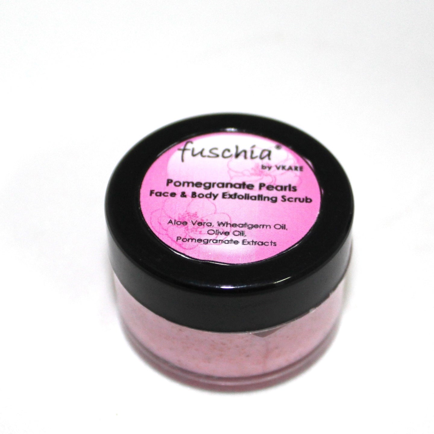 Fuschia - Pomegranate Pearls - Face & Body Exfoliating Scrub -15g(PACK OF 2)