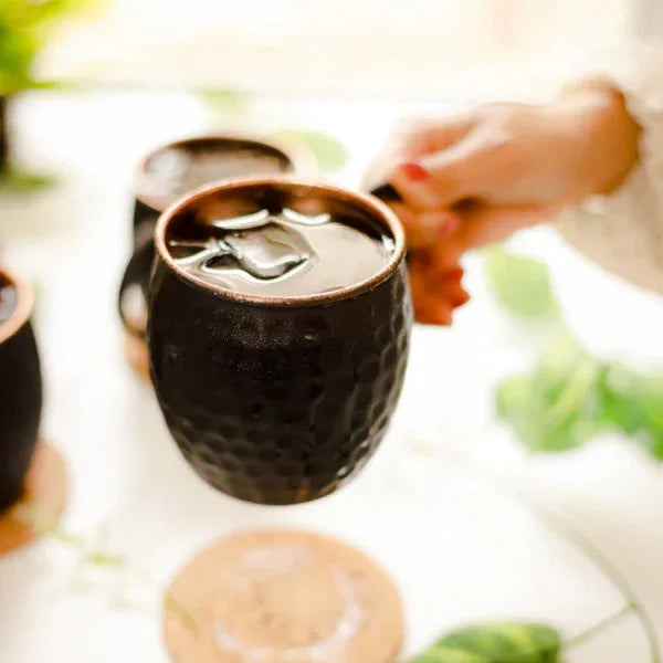Onearth Antique Black Copper Mug (Pack of 1) - Orgoshops