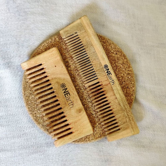 Onearth Detangling Shower Comb(Wide Tooth)+ 2 in 1 சீப்பு