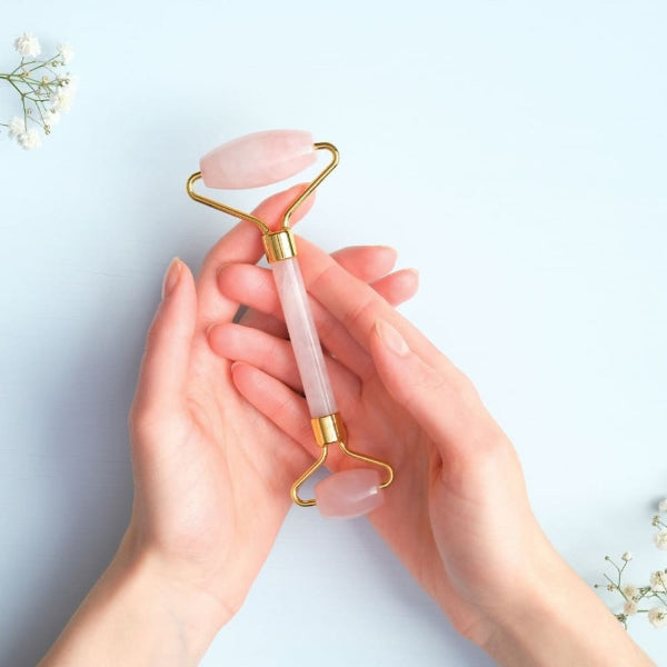 Onearth Rose Quartz Roller (only)