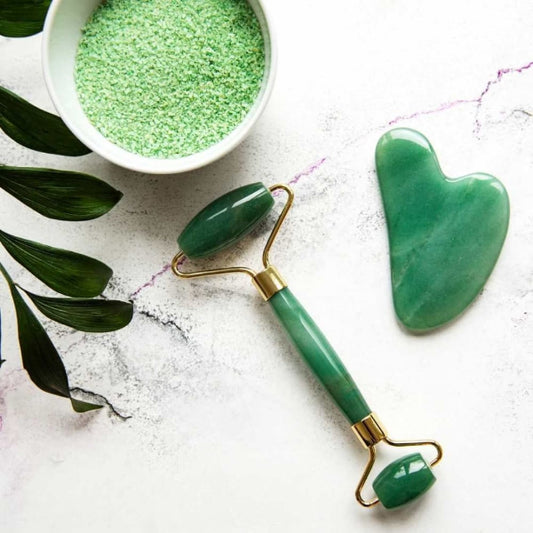 Onearth Green Jade Gua Sha (only)