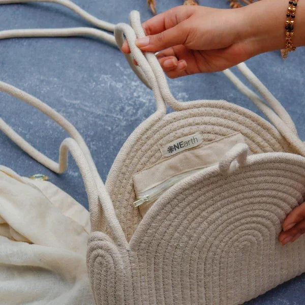OnEarth Cream Sling Bag-100gm - Orgoshops