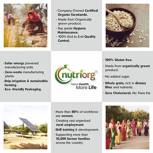 Nutriorg Gluten Free Instant Oats - 2kg - Orgoshops
