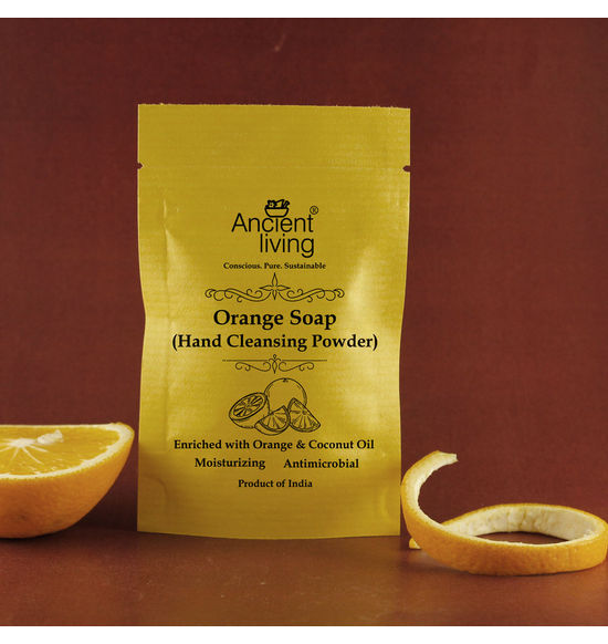 Orange Soap Hand-Cleansing Powder - 20 grams(Pack of 3)