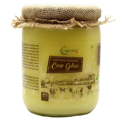 Nutriorg Certified Organic Ghee - 500 ml - Orgoshops