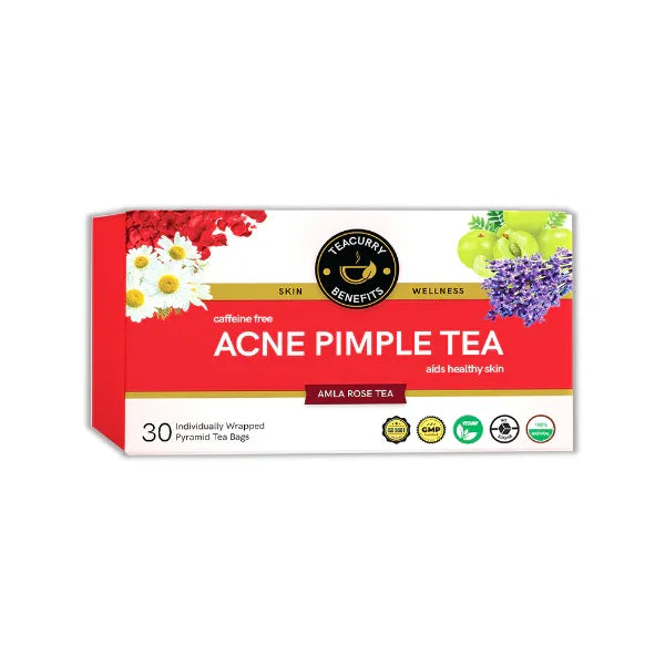 Teacurrty Acne Tea /Helps In Pimples, Cysts, Pustules & Nodules-100g(30 Tea Bags) - Orgoshops