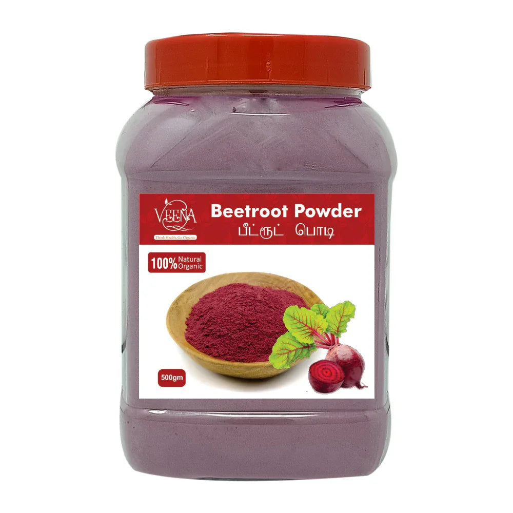 Veena : Products Beetroot Powder - 500 g - Orgoshops