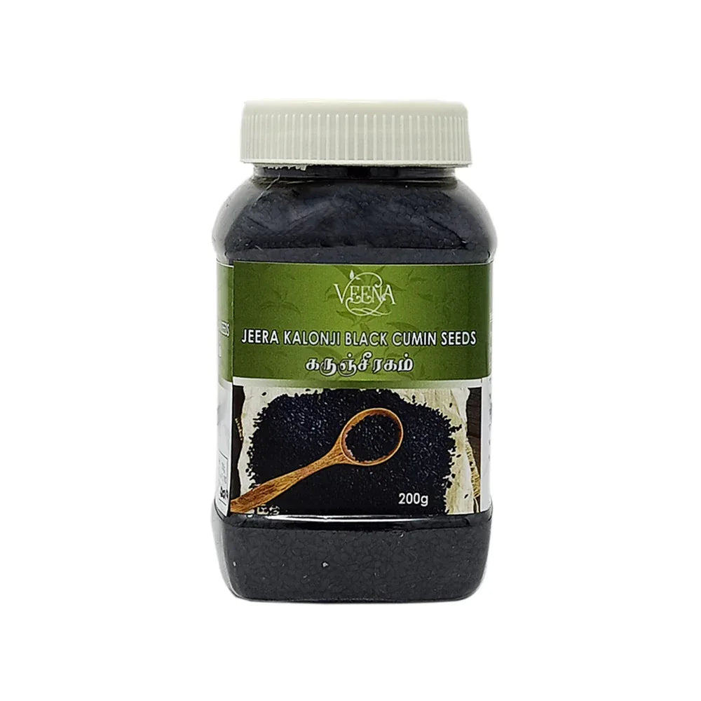 Veena Jeera Kalonji Black Cumin Seed - 150g ( Pack of 2 ) - Orgoshops