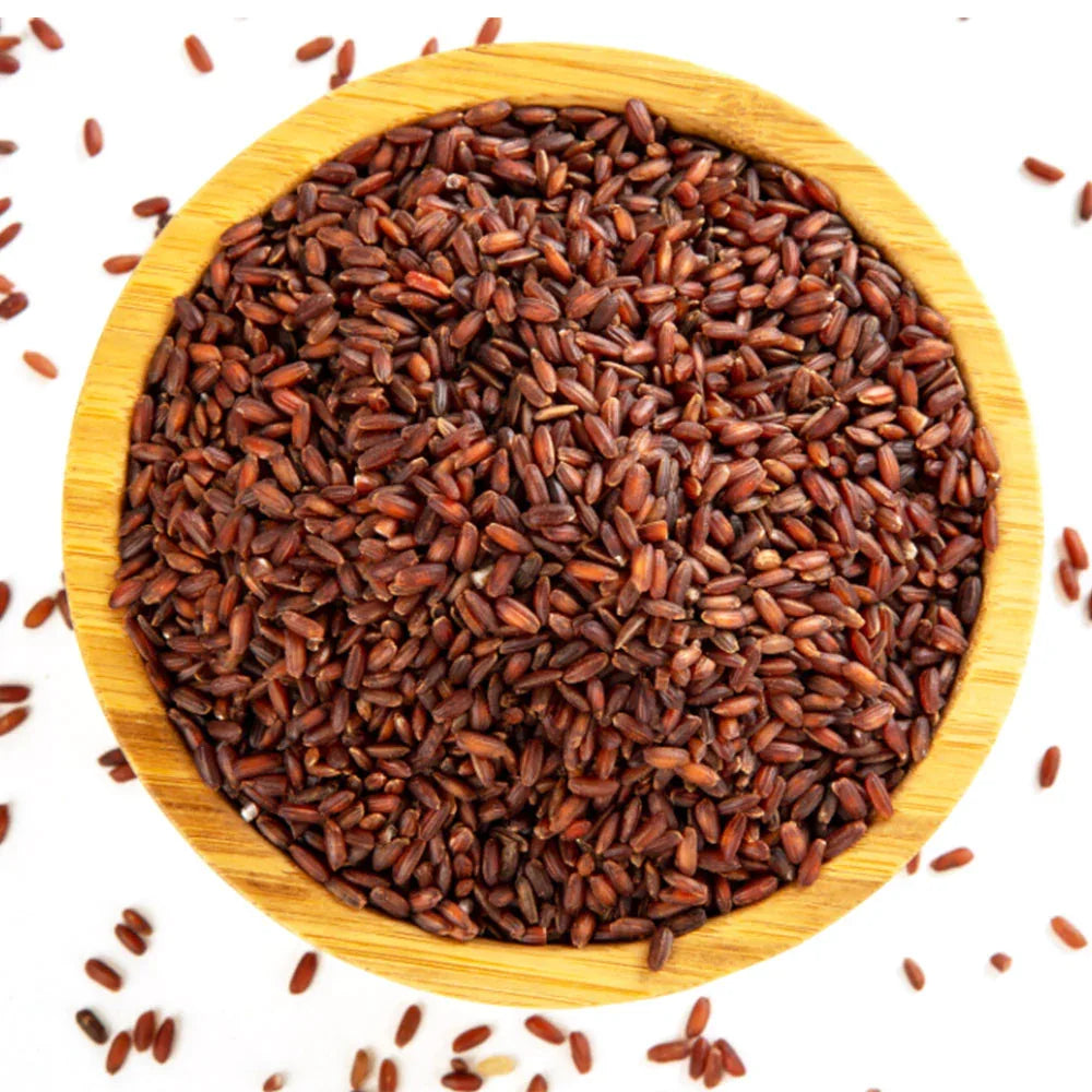 Organic Mapillai Samba red rice 