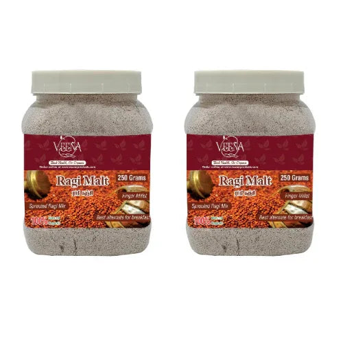 Veena Ragi Malt - 250 g ( Pack of 2) - Orgoshops