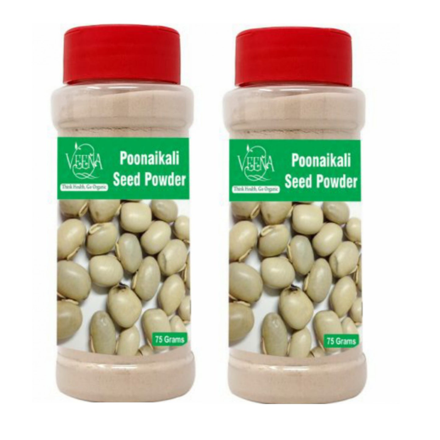 Veena Product Poonaikali Vithai Powder - 75g ( Pack of 2)