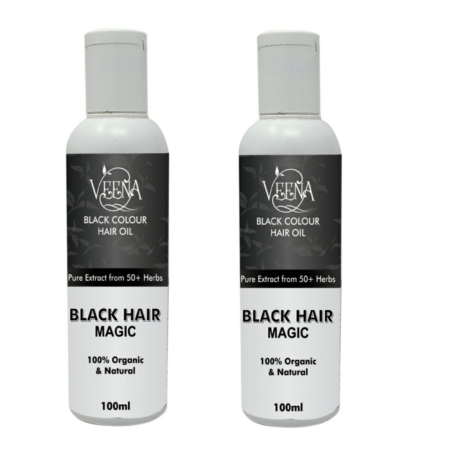 Veena Product Black Magic Hair oil - 100ml ( Pack of 2 )