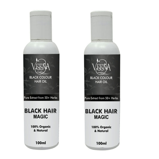 Veena Product Black Magic Hair oil - 100ml ( Pack of 2 )