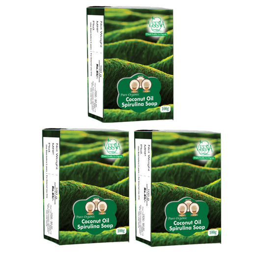 Veena Products Spirulina Soap - 100 g ( Pack of 3)