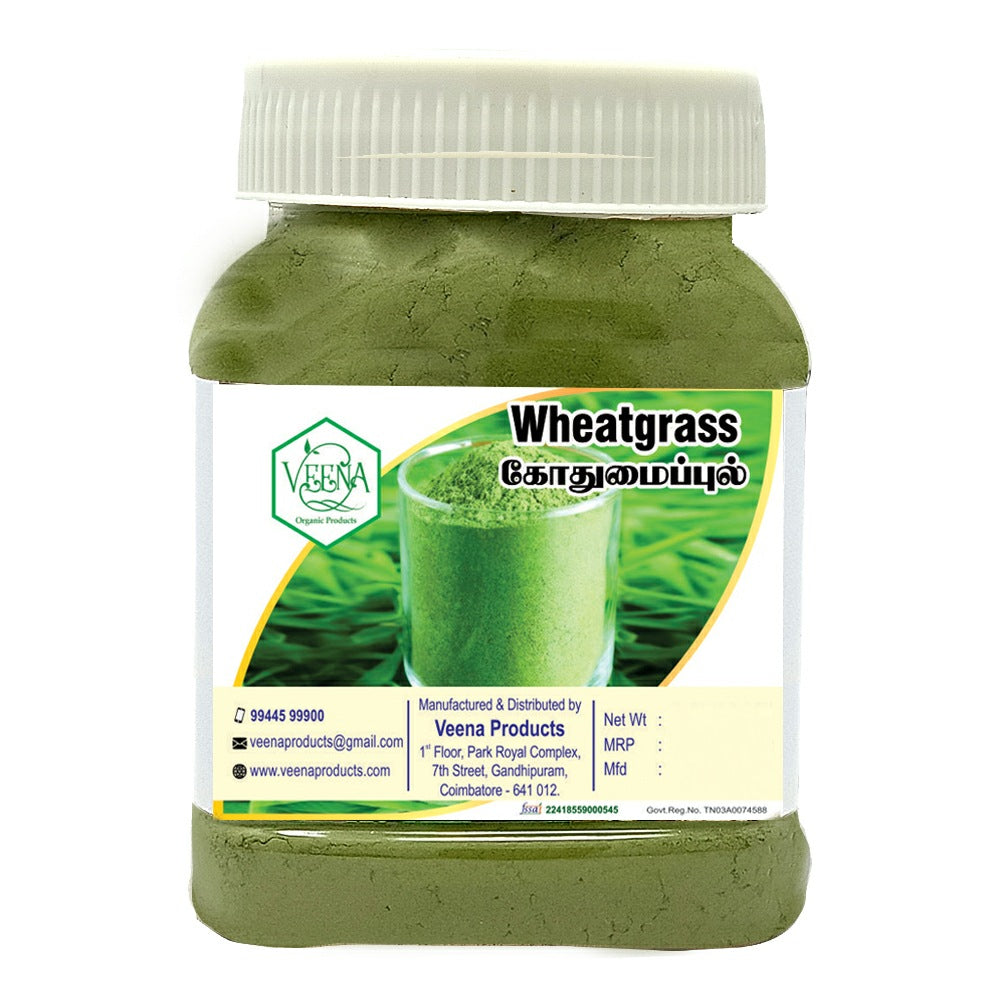 Veena Products Wheatgrass Powder - 50g ( Pack of 2 )