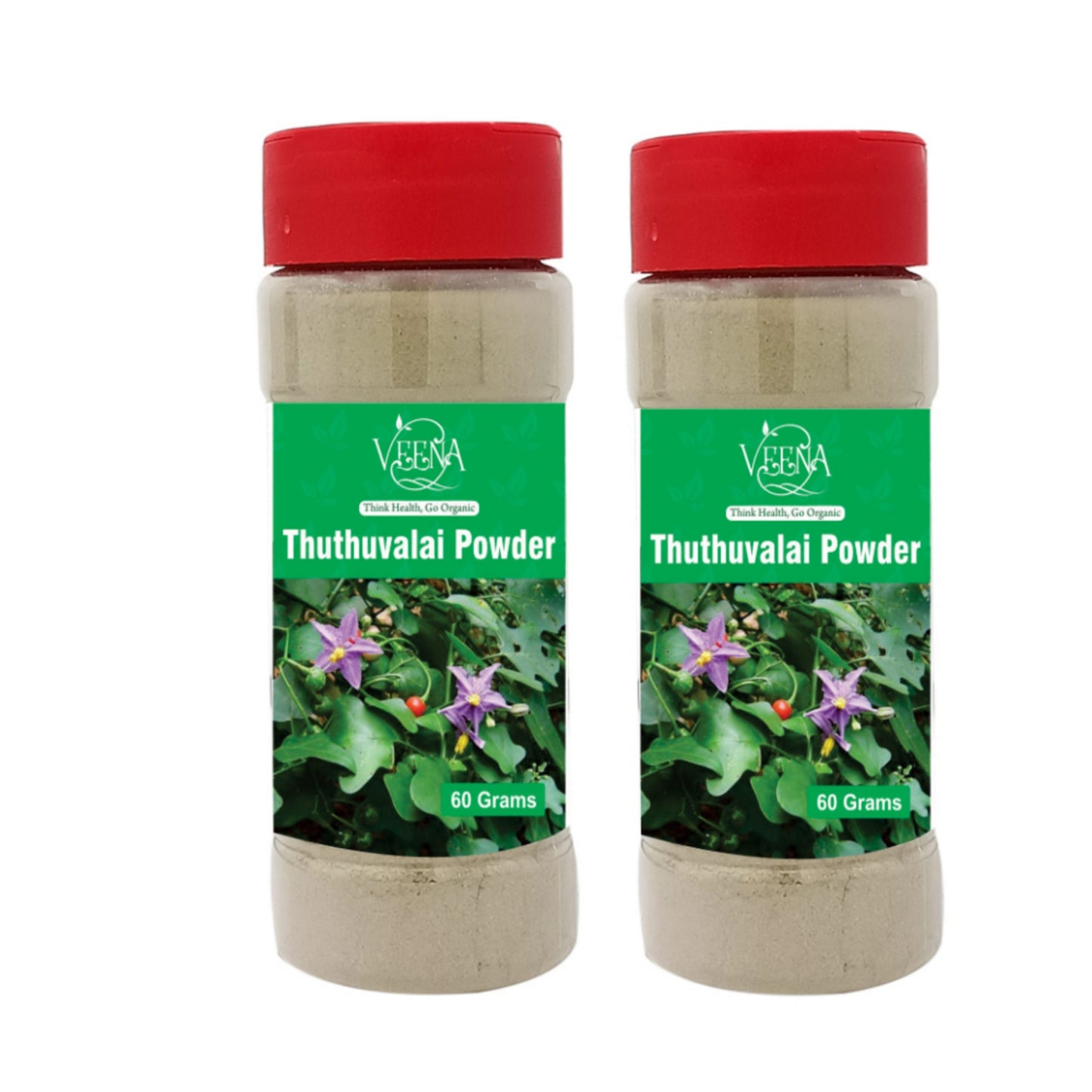 Veena Products Thuthuvalai Powder - 60g ( Pack of 2 )