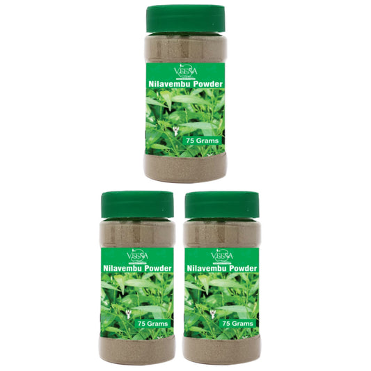 Veena Products Nilavembu Powder - 75g ( Pack of 3 )