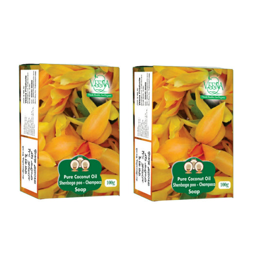 Veena Products Champaca Soap - 100g ( Pack of 2 )