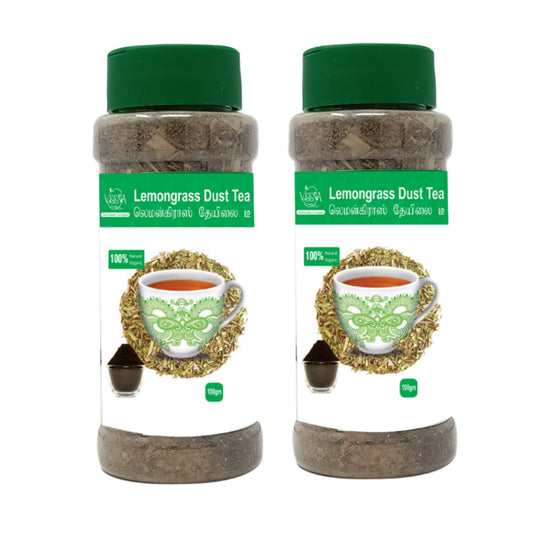 Veena Products Lemongrass Dust Tea - 100g ( Pack of 2 )