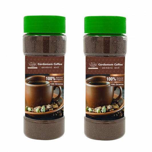 Veena Products Cardamom Coffee - 100g ( Pack of 2 )