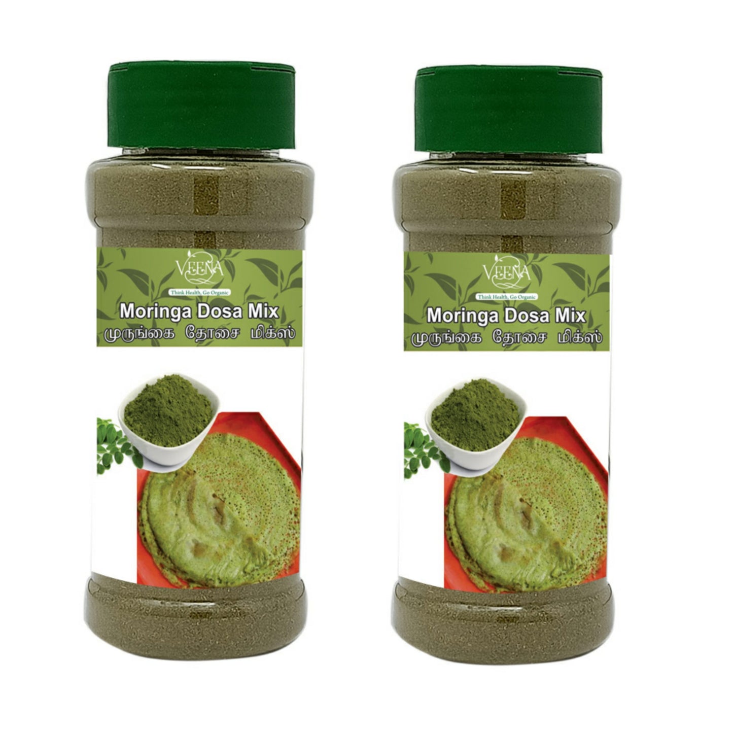 Veena Products Moringa Dosa Mix Powder - 100g (Pack of 2)