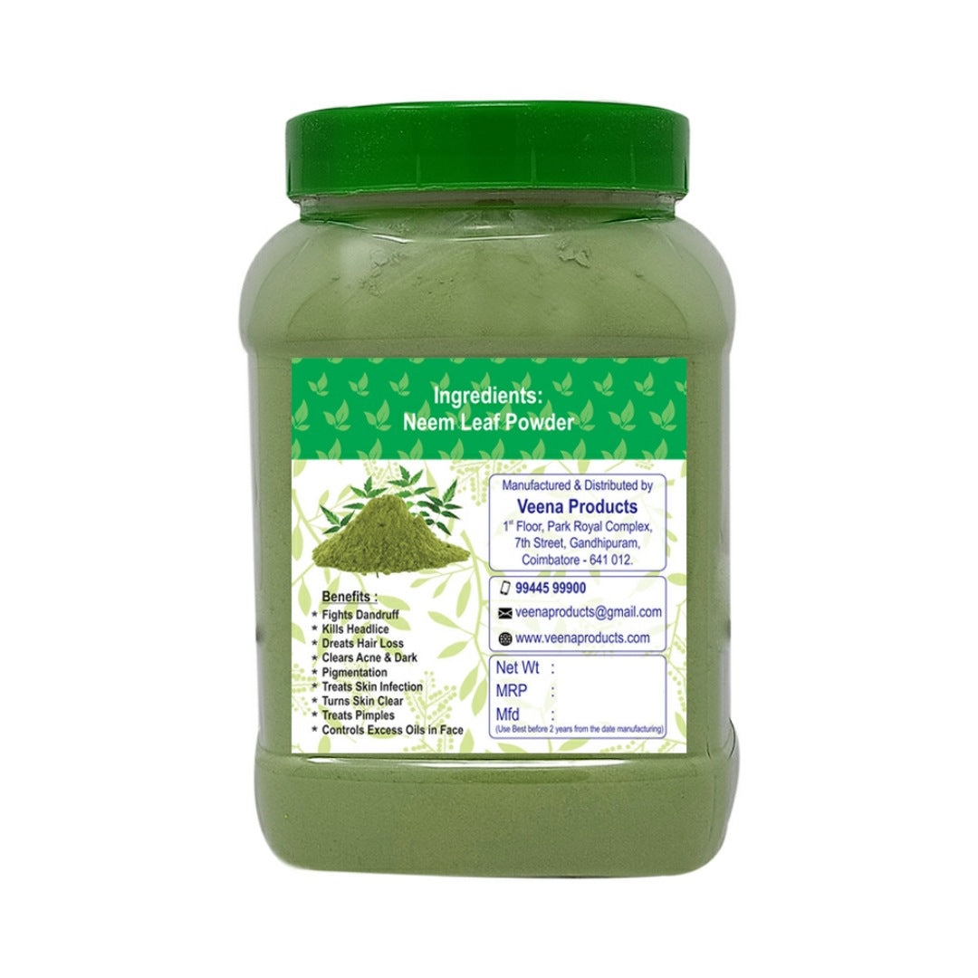 Veena Products Neem Bath Powder - 500g ( Pack of 2 )