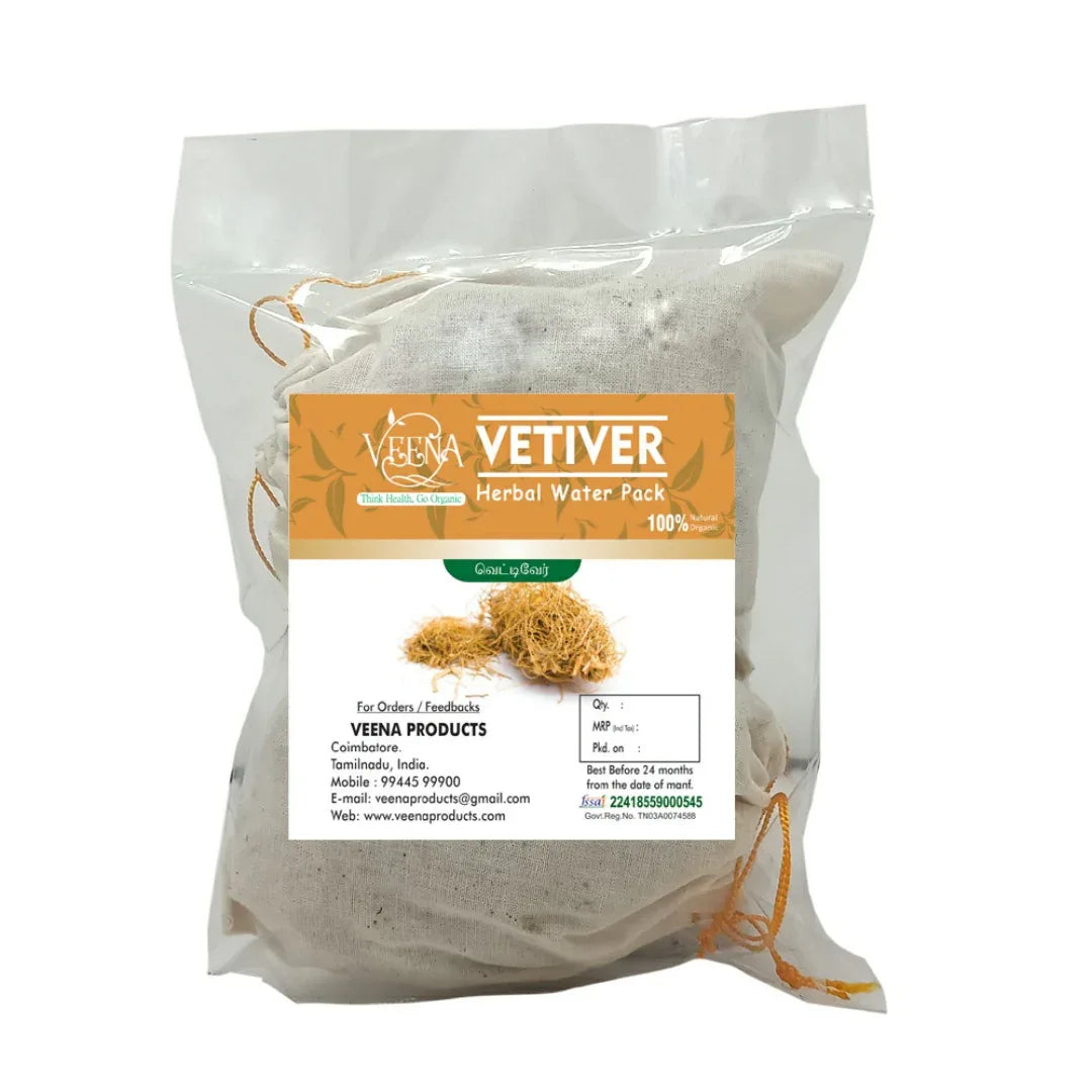 Veena Vetiver Water Pack 4Nos. - ( Pack of 4 ) - Orgoshops