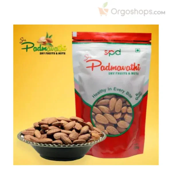 Alomond / Badam / California Almond / Munthiri Paruppu - 250g (Sri Padmavathy Dry Fruits and Nuts) - Orgoshops