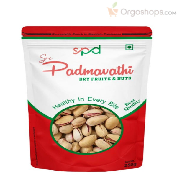 Premium Salted Pistachios / Organic Shelled Pistachios / Pistachios / Pista - 250g (Sri Padmavathy Dry Fruits and Nuts)