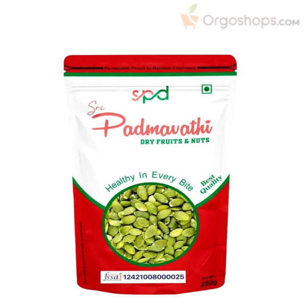 Dried Pumkin Seed/Pumkin Seed/Pusani Vithai - 250g (Sri Padmavathy Dry Fruits and Nuts)