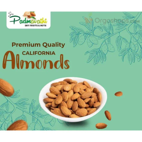 Premium Almond and Wallnuts/Almond /Wallnut/Badam - 250g (Sri Padmavathy Dry Fruits and Nuts) - Orgoshops