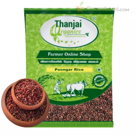 Traditional Poongar Rice / Poongar Rice - 1kg (Thanjai Organics)