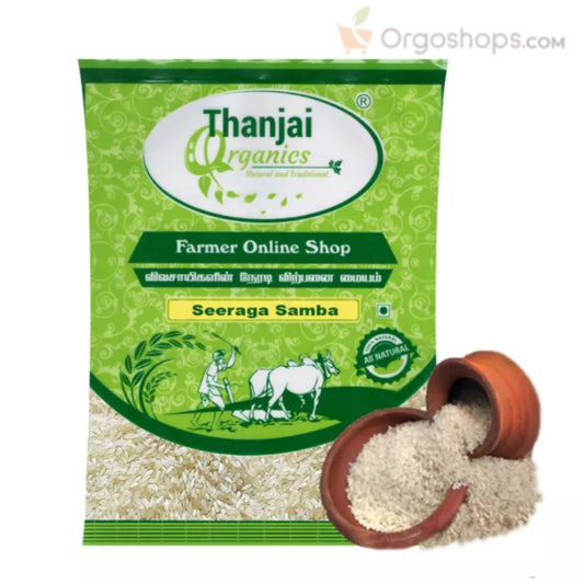 Traditional Seeraga Samba Rice - 1kg (Thanjai Organics)