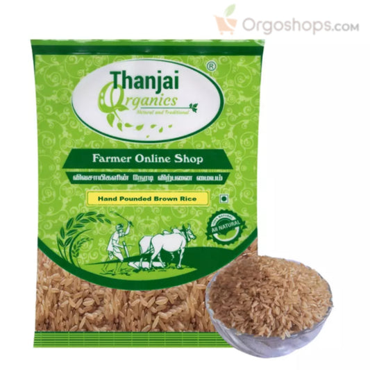 Thanjai Organic Mappillai Samba Kaikuthal Rice / Kaikuthal Arisi / Mappillai Samba Rice - 1kg