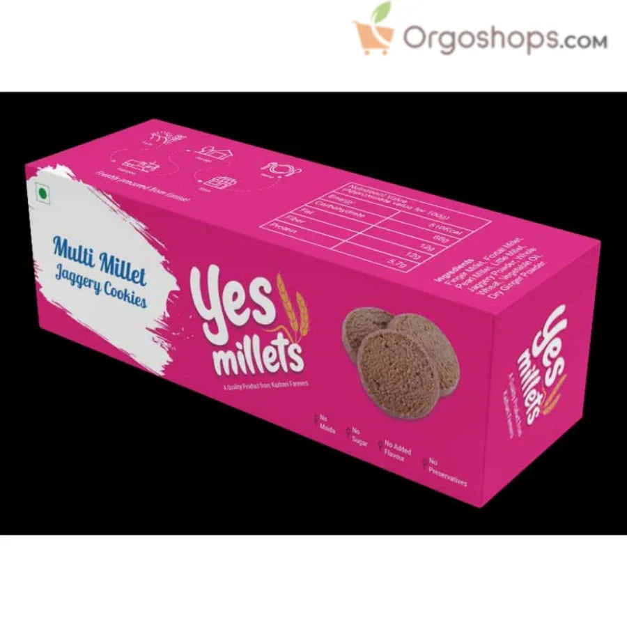 Mixed Millet Cookies / Mixed Cookies - 120g*2 (Yes Millet) - Orgoshops