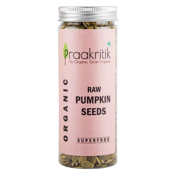 Praakritik Organic Raw Pumpkin Seeds-200g - Orgoshops