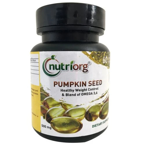 Nutriorg Pumpkin Seed oil Soft Gel - 60 Capsule