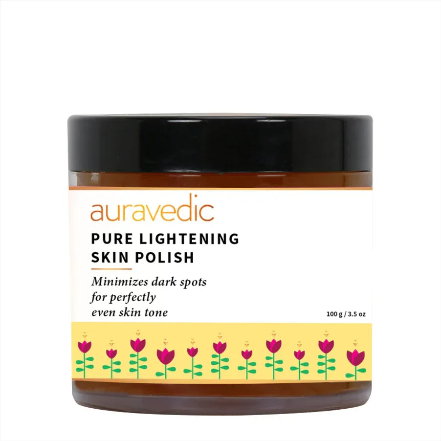 Auravedic Pure Lightening Skin Polish -100g - Orgoshops