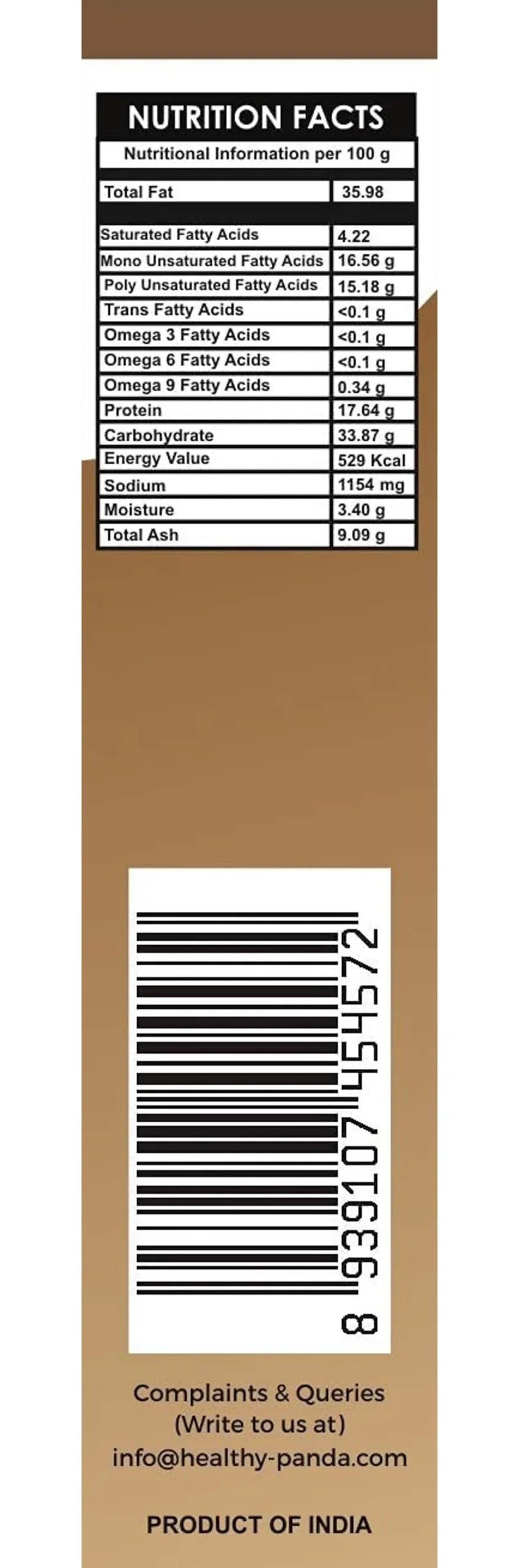 Pure organic flax seed chutney powder without additives