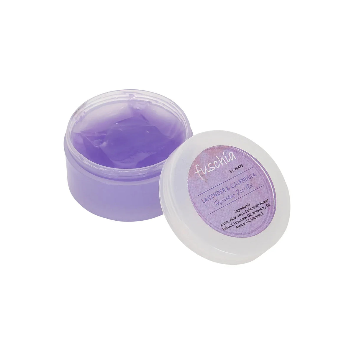 Fuschia Hydrating Face Gel - Lavender & Calendula - 50g - Orgoshops