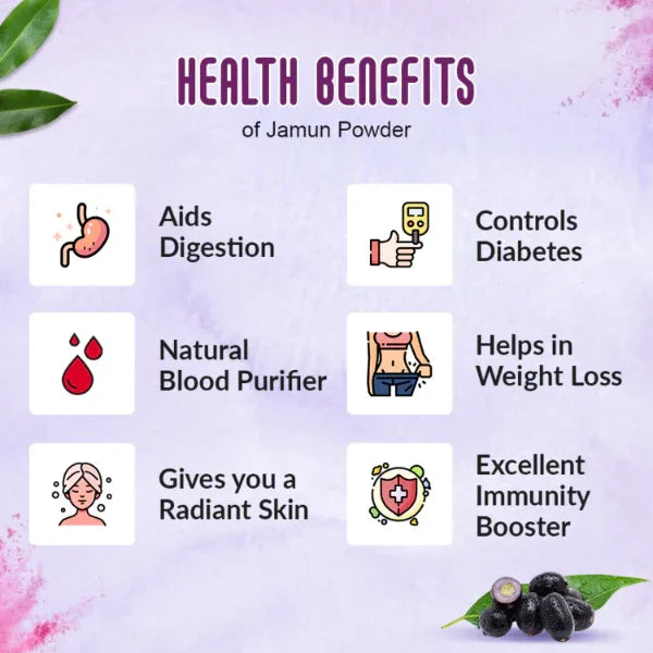 Nattfru : 100% Sugar Free Jamun Fruit Juice | Diabetes Care & Control Blood Sugar - 120g - Orgoshops