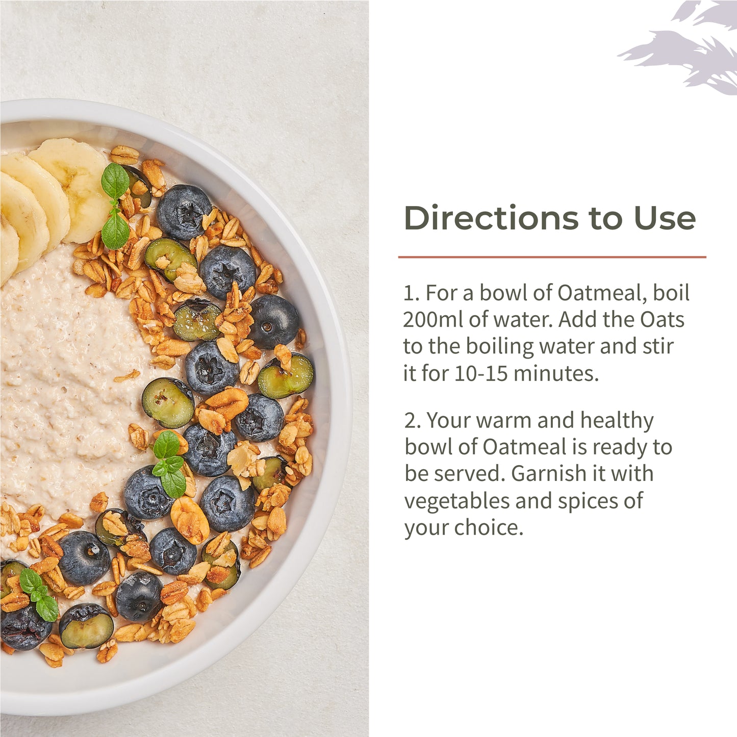 Ecotyl Rolled Oats | Gluten Free | Protein Rich  - 500g