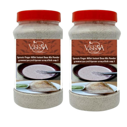 Veena  Ragi Instant Dosa Mix –  500g ( Pack of 2 )