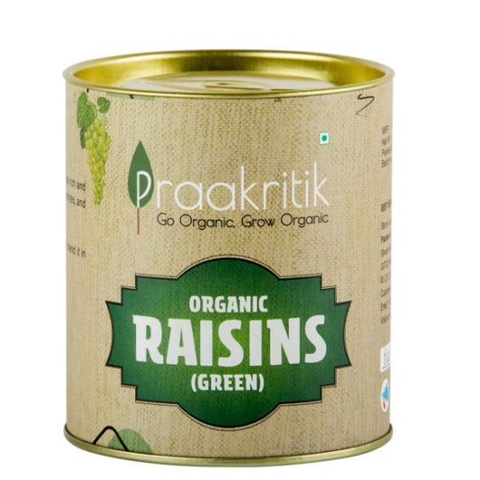 Praakritik Organic Green Raisins-200g